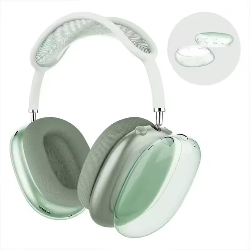 USA Warehouse in Stock For Air Pods Headworn Bluetoothearphones Tpu Transparent Earphone Pro Tecto