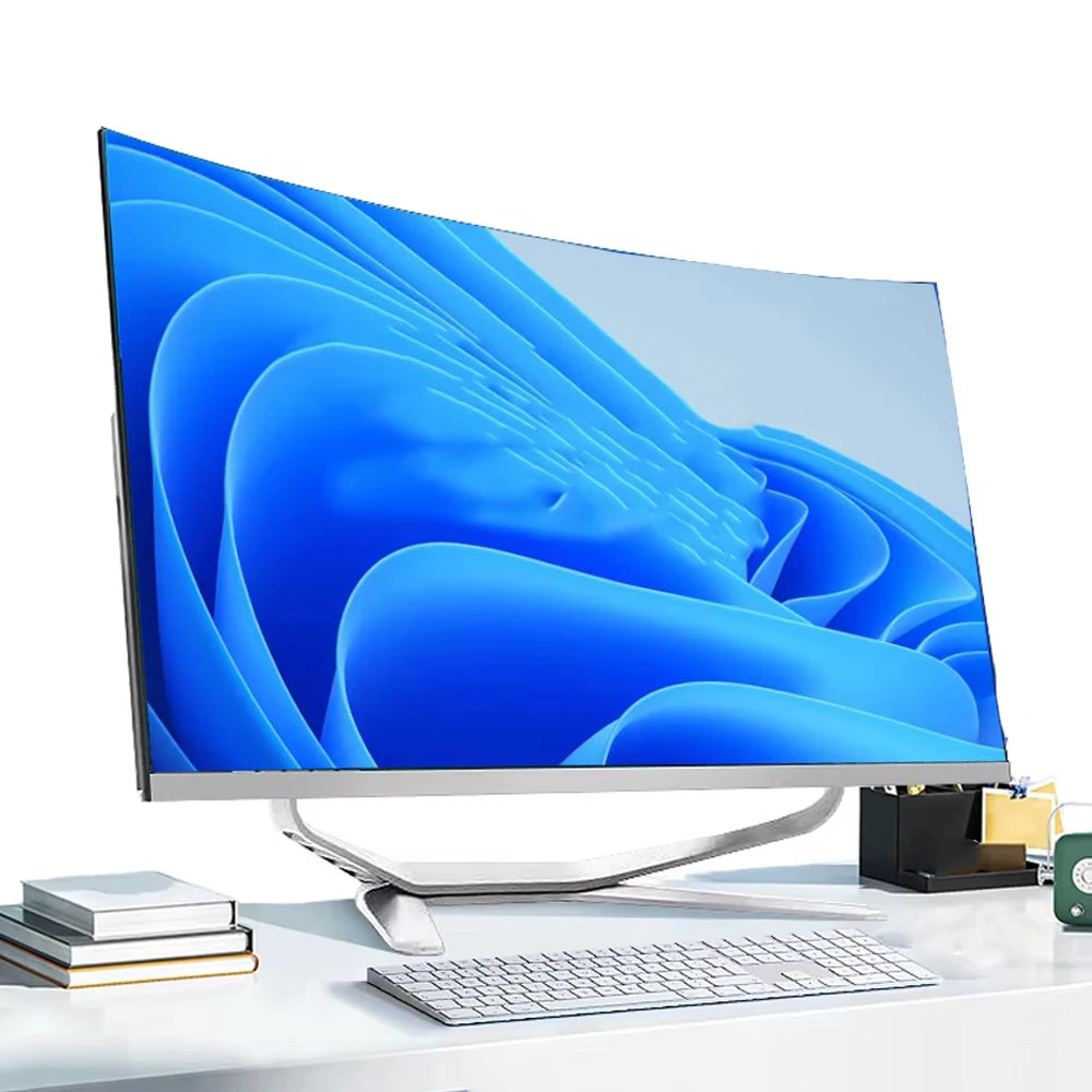 24 Inch All-In-One SSD Desktop Computer LCD Display for Office Work Business Gaming