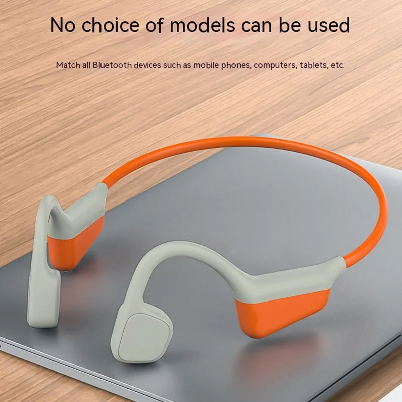 Neckband Wireless Earphone I18PRO True 5.3 Earbuds Bone Conduction Waterproof Sports Headset Open Ear Headphones for Phone