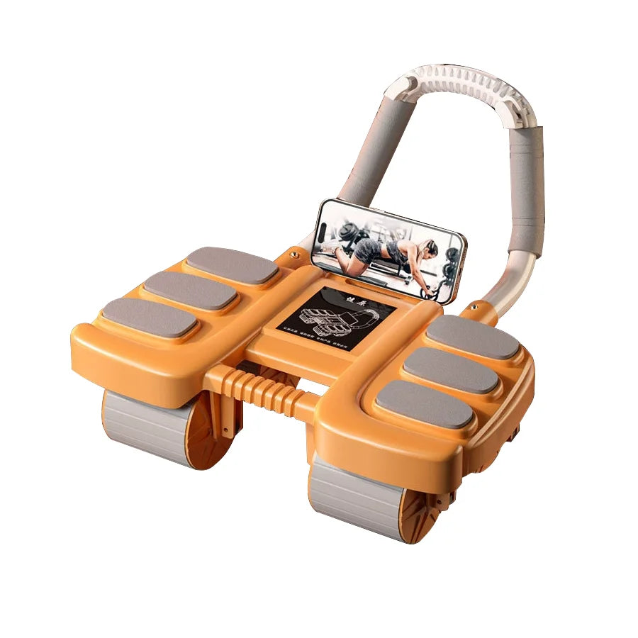Abdominal Wheel with Automatic Rebound Function for Abdominal Muscle Training, Magic Abdominal Muscle Wheel, Sit-up Wheel.