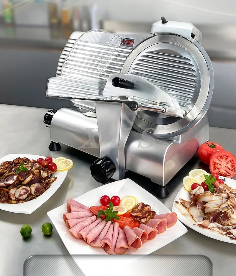 12'' Blade Electric Meat Slicer for Butchers Commercial Frozen Meat Slicer Cut Thin Meat Processing Machine for Butchery