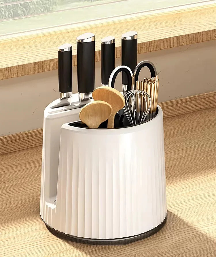 Kitchen Organizer Accessories Plastic Rotating Shelf 360 Degree Space-Saving Kitchen Storage Holders Racks