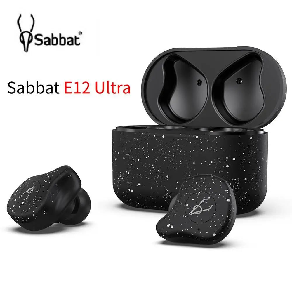 Sabbat E12 Ultra TWS Earphone Wireless QCC3020 BT5.0 HiFi Stereo Earbuds With Wireless Charger