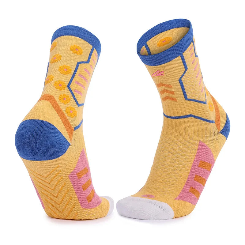 Women's Elite Adult Basketball Sports Socks Breathable Thick Towel Bottom Cushion Mid-Tube Crew Sock for Spring Season Wholesale