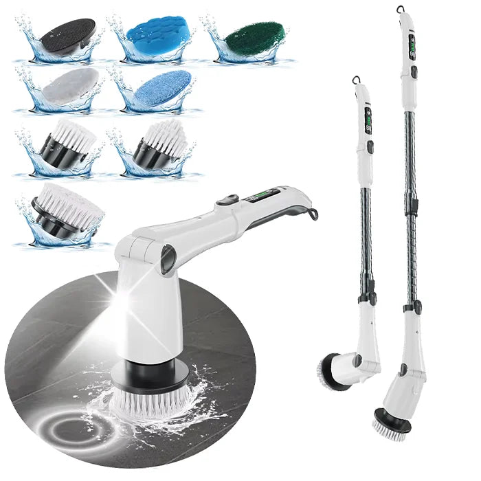 Kitchen Automatic Electric Cleaning Dishwashing Brush Power Scrubber Electric Spin Scrubber Electric Dish Scrubber for Bathroom