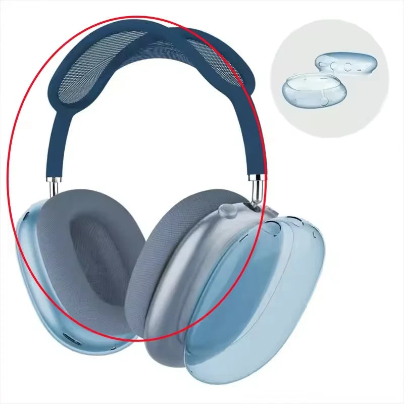 USA Warehouse in Stock For Air Pods Headworn Bluetoothearphones Tpu Transparent Earphone Pro Tecto