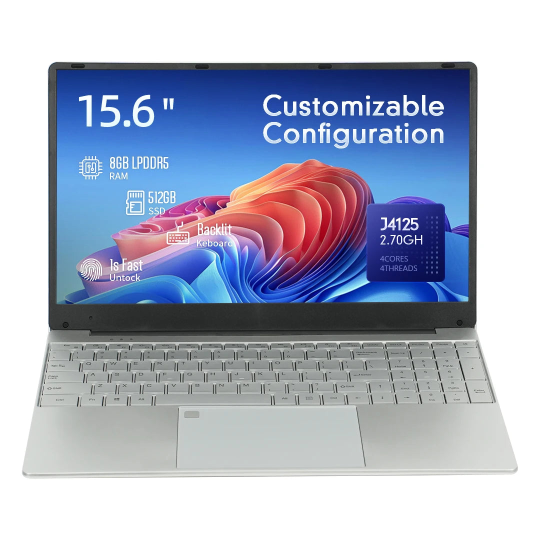 15.6 Inch 16GB DDR4  Budget New Student Commercial Laptops