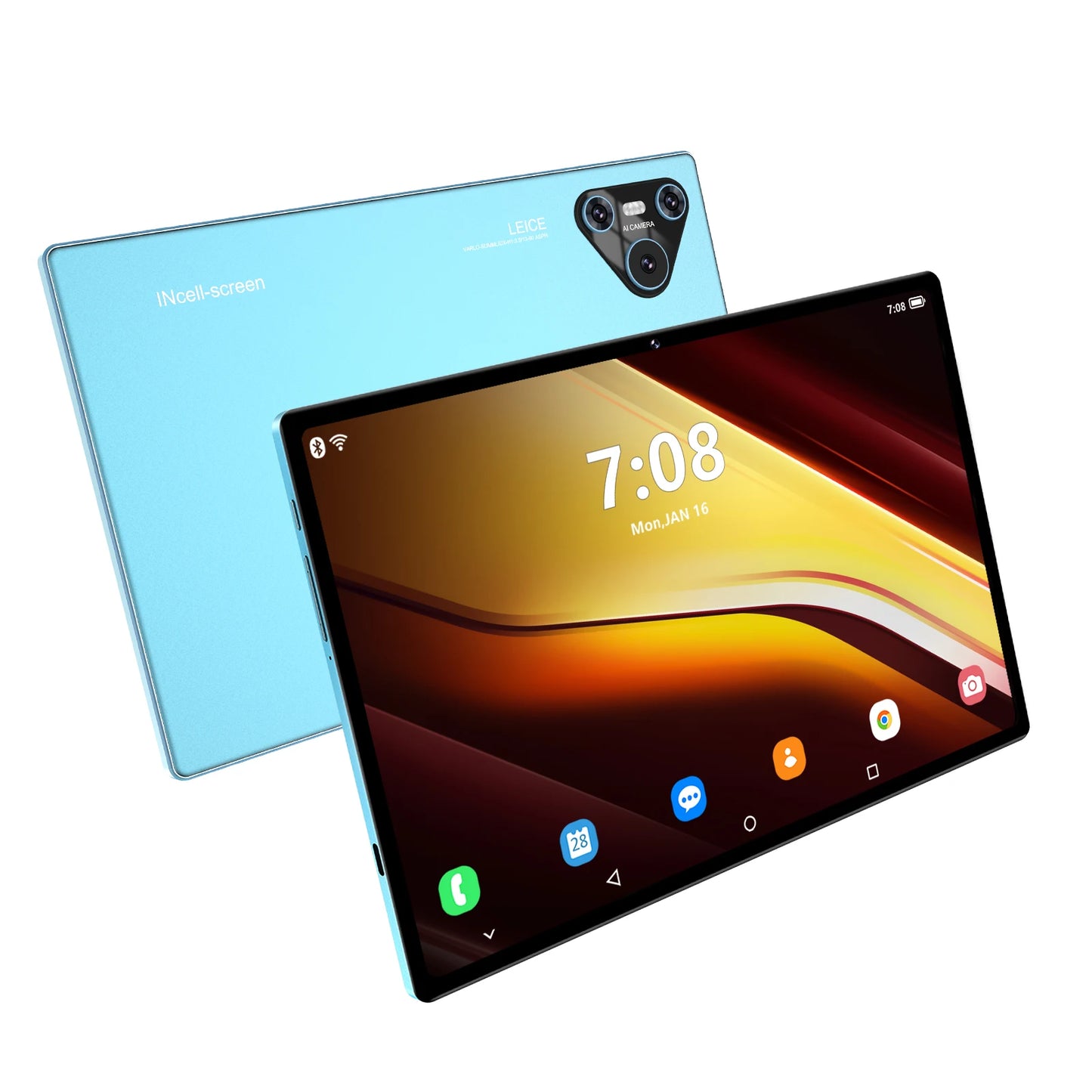 10.1-Inch Tablets Snapdragon870 Ten Core 1600*2560 Pixel Resolution Android 12 4G Tablets Study Tablet PC 16 Pro With WPS
