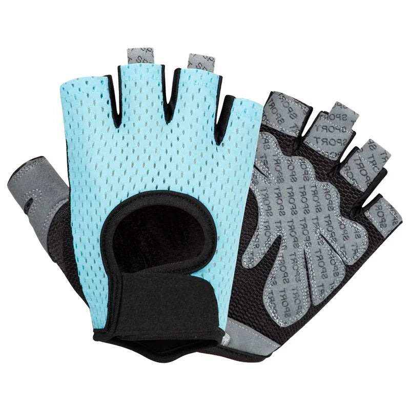Wholesale Training Fingerless Fitness Bodybuilding Gym Weight Lifting Gloves For Women