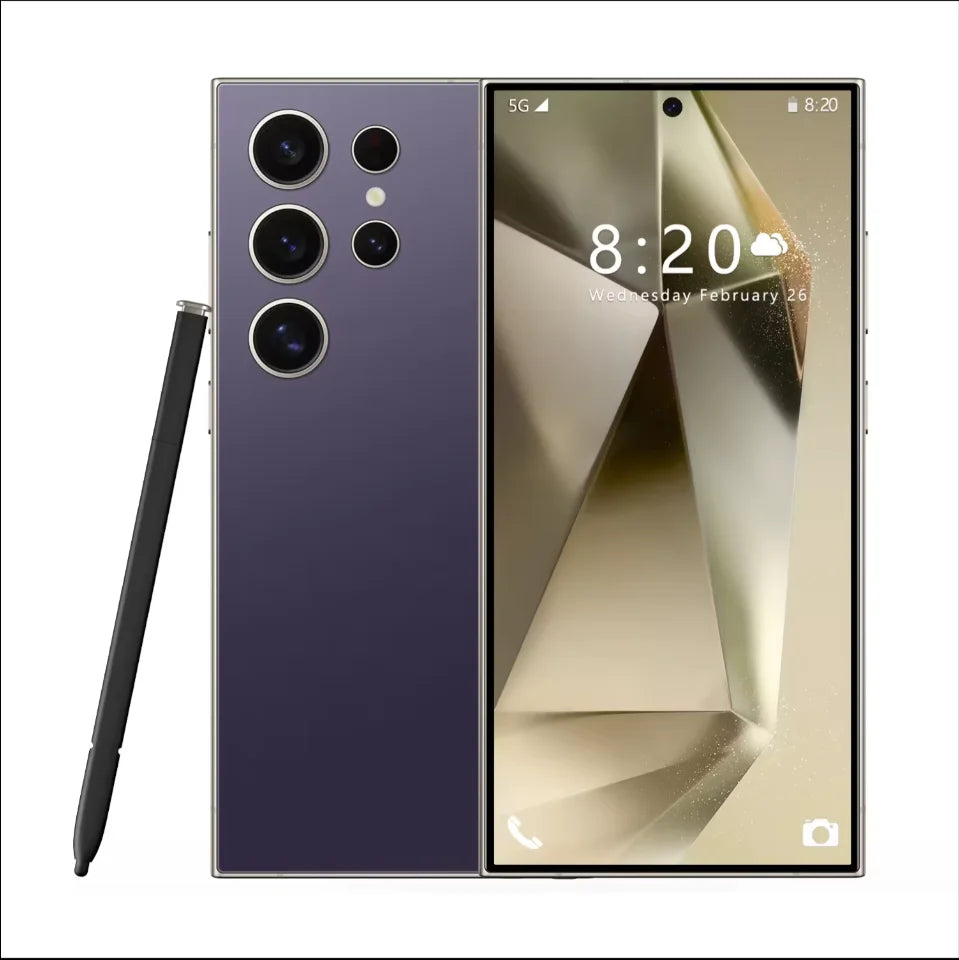 Hot Selling Unlocked 7.3-Inch for Gal Axy S24 Ultra 4G Smartphone 512G Android Phone with 108MP Rear Camera CDMA and LTE Cellula