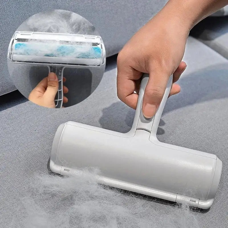 2025 Self-Cleaning Lint Pet Hair Remover Brush Cat Dog Fur Removing for Furniture Carpet Couch Sustainable Plastic Material