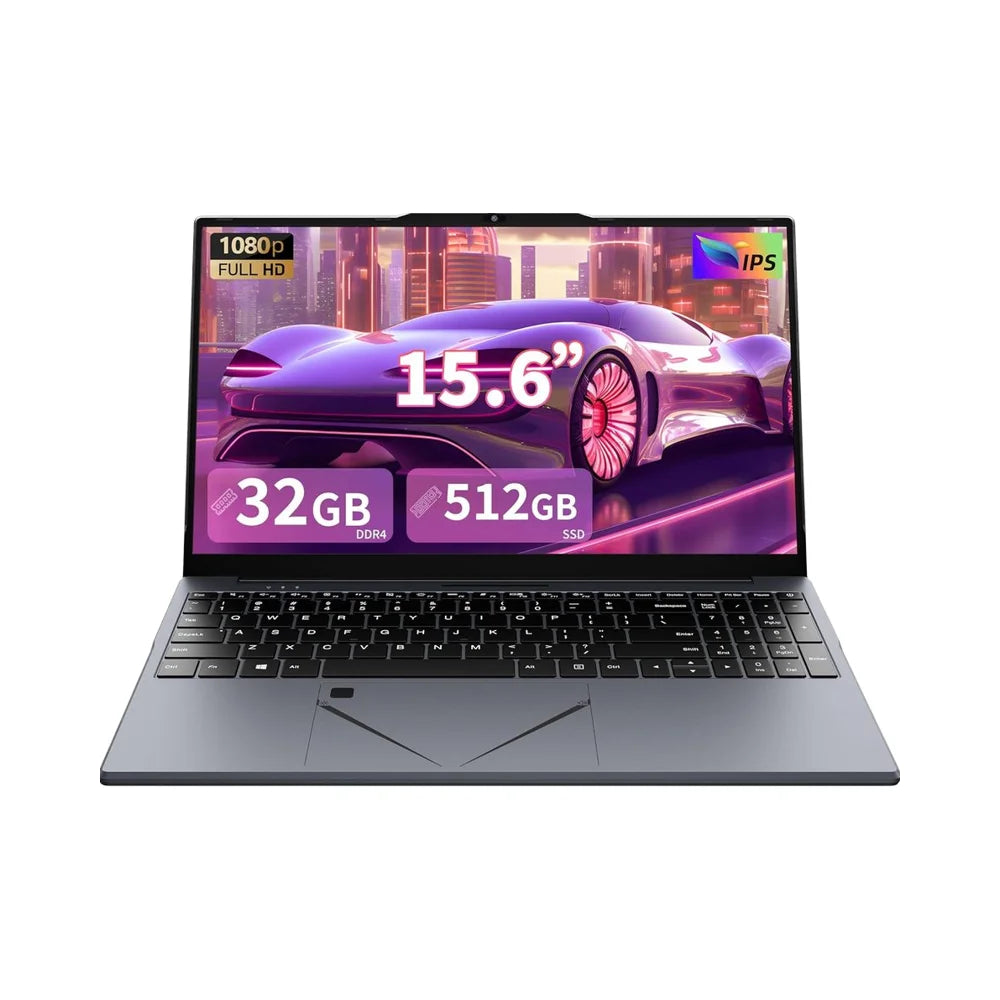 15.6" Gaming Laptop AMD-Ryzen  7 Laptop 32GB DDR4 RAM 512GB NVMe SSD Portable Notebook Laptop