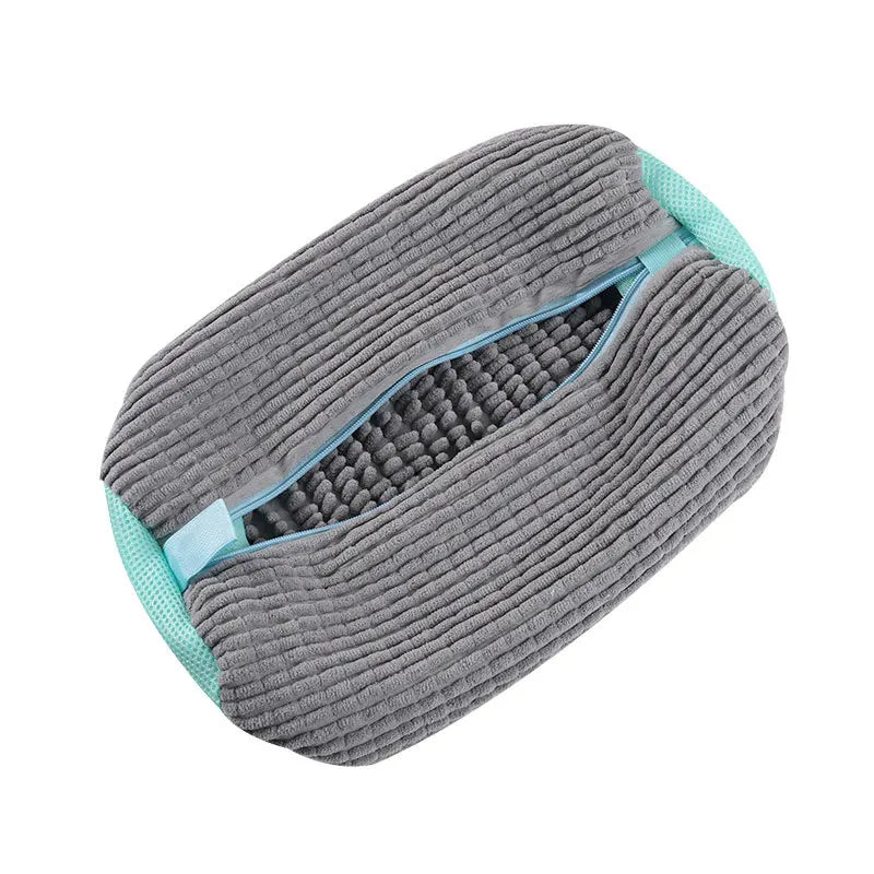 Customizable Logo Thickened Zippered Polyester Shoe Cleaning Bag for Washing Machines