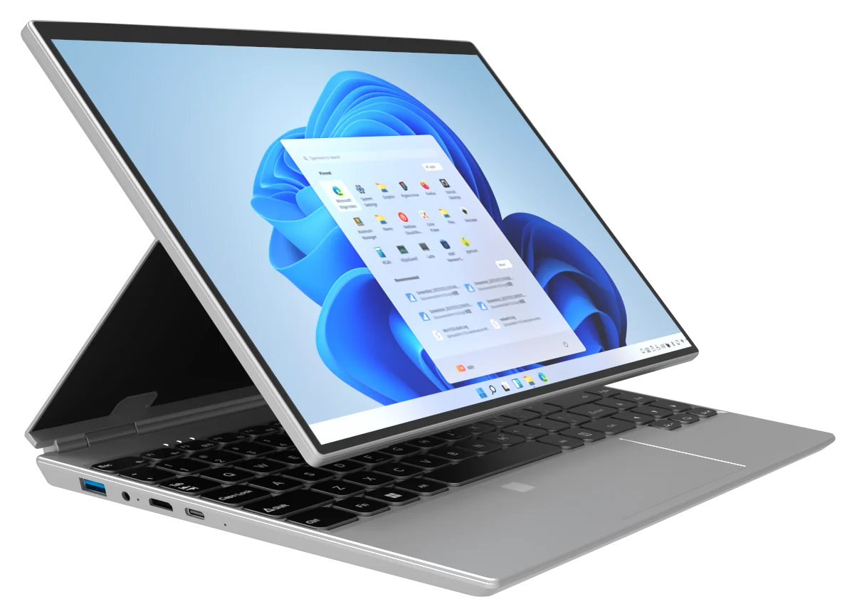 2025 Newest 2 in 1 Laptop Win11 14inch Touchscreen 32GB RAM 1TB Storage DDR4 Fingerprint Reader with  Backlit Keyboard