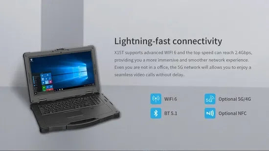 X14T Computer Rug PC Industrial Laptop Inteli5 16+256G 11th Win  14 14 Inch Fully Ruggedized Notebook Toughbook  Laptop