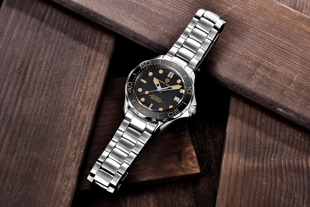Pagani Design 2025 Automatic Watches for men mechanical wristwatch men Top Brand Luxury men watch 100m waterproof NH35 steel 007