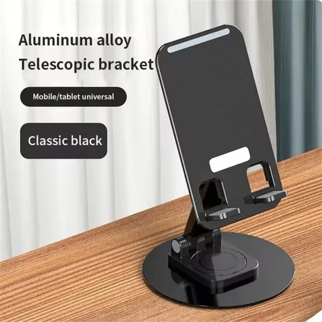Universal Mobile Phone Stand on Desk 360° Rotatable Adjustable Portable Holder for Phone Tablet Video Recording Live Broadcast