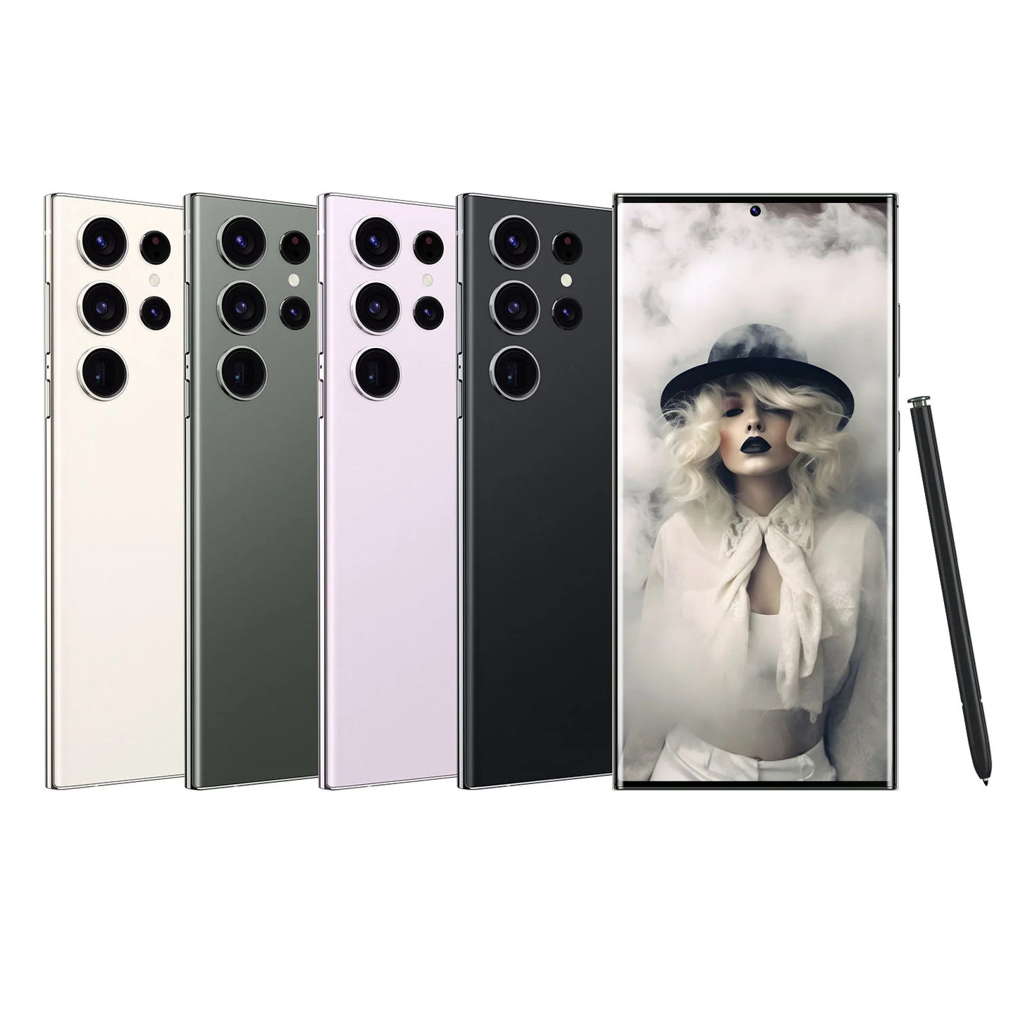 Fast Delivery Note 30 Ultra Smartphone 7.3 Inch AMOLED Screen Telephone Smartphone 5G Cellphone Large Screen HD Camera