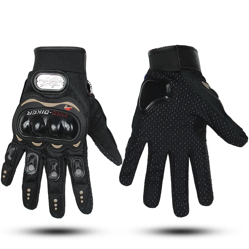 Full-Finger Racing Gloves for Outdoor Exercise Gym Cycling Other Sports Touch Screen Compatible Non-Slip Breathable Motorcycle