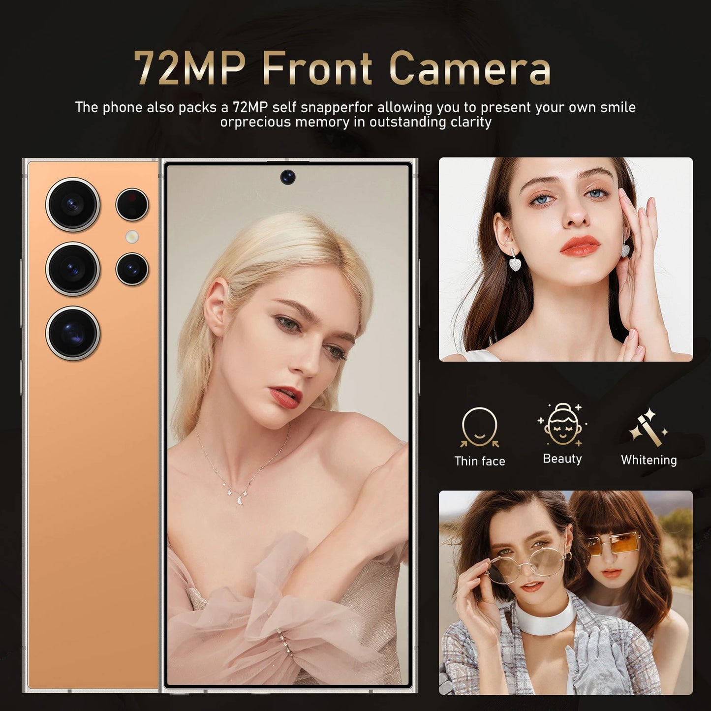 Smartphone Galaxy S25 Super 7.3 HD 5g Celulares 16gb + 1TB Dual SIM 8000mAh 72MP + 108MP Mobile Original Android Phone