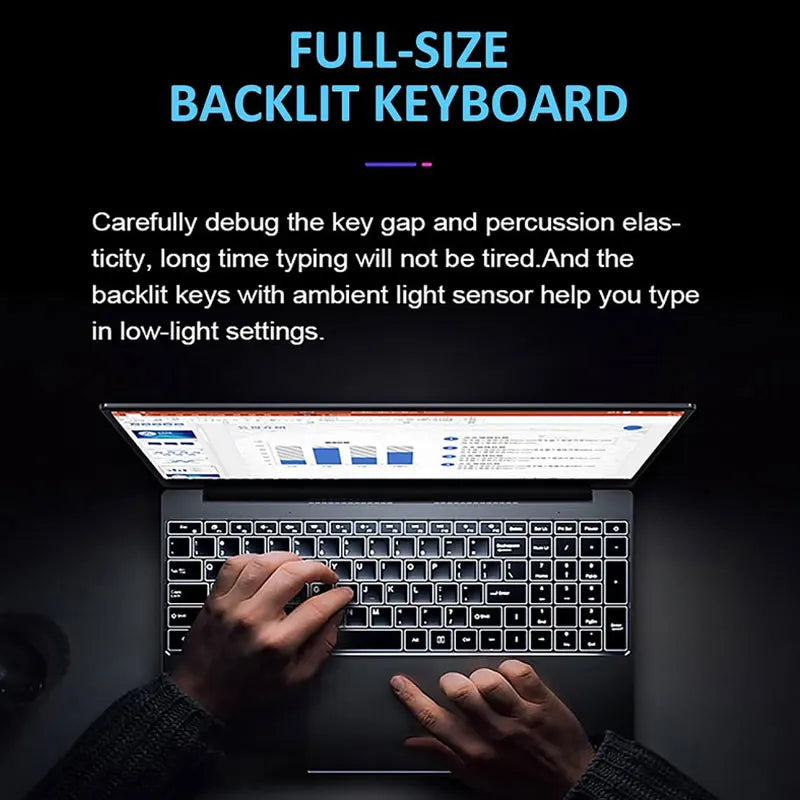 Custom Laptop 15.6" intel Core i3 Laptop 5005U 16GB RAM 512GB SSD Win 11 Notbook Computer Personal Home Laptops OEM