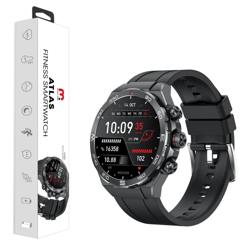 Fitness Smartwatch Works With iPhone & Android Blood Pressure  Oxygen Heart Rate Sleep Monitor Thermometer Syncs Via Da Fit App