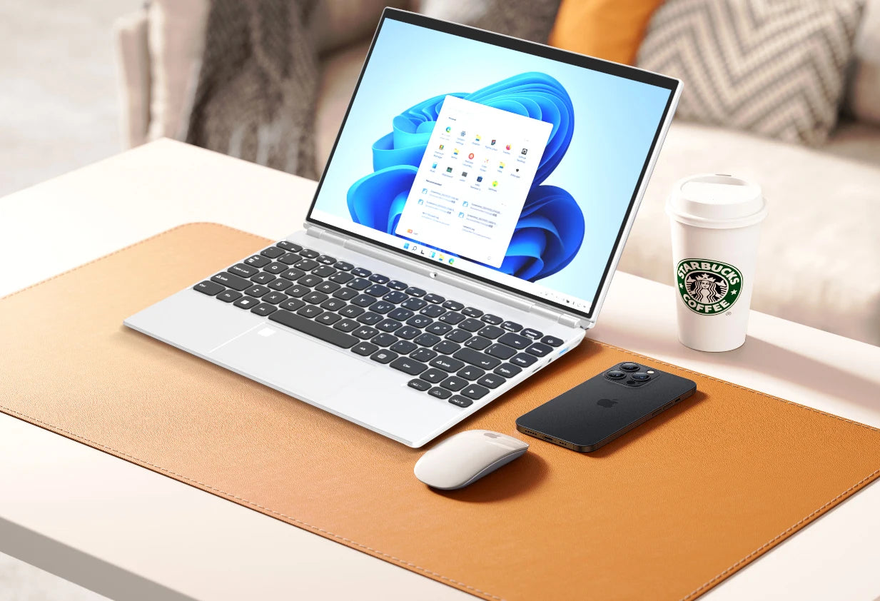 2025 Newest 2 in 1 Laptop Win11 14inch Touchscreen 32GB RAM 1TB Storage DDR4 Fingerprint Reader with  Backlit Keyboard