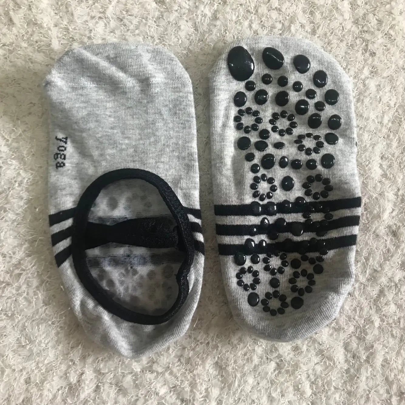Factory Price Yoga Socks for Elegant Women Ballet Dance Barefoot Workout Cotton Socks