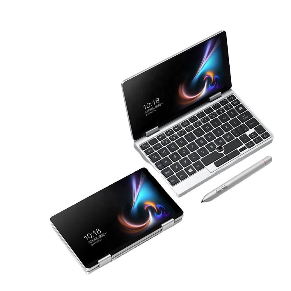 One Netbook One Mix 1S SPECS Notebook Mini 7inch 3965Y 8GB 256GB Win10 Yoga Pocket Laptop with Original Stylus Pen Notebook