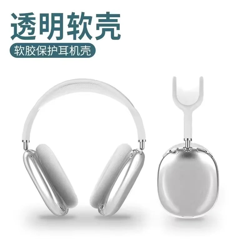USA Warehouse in Stock For Air Pods Headworn Bluetoothearphones Tpu Transparent Earphone Pro Tecto