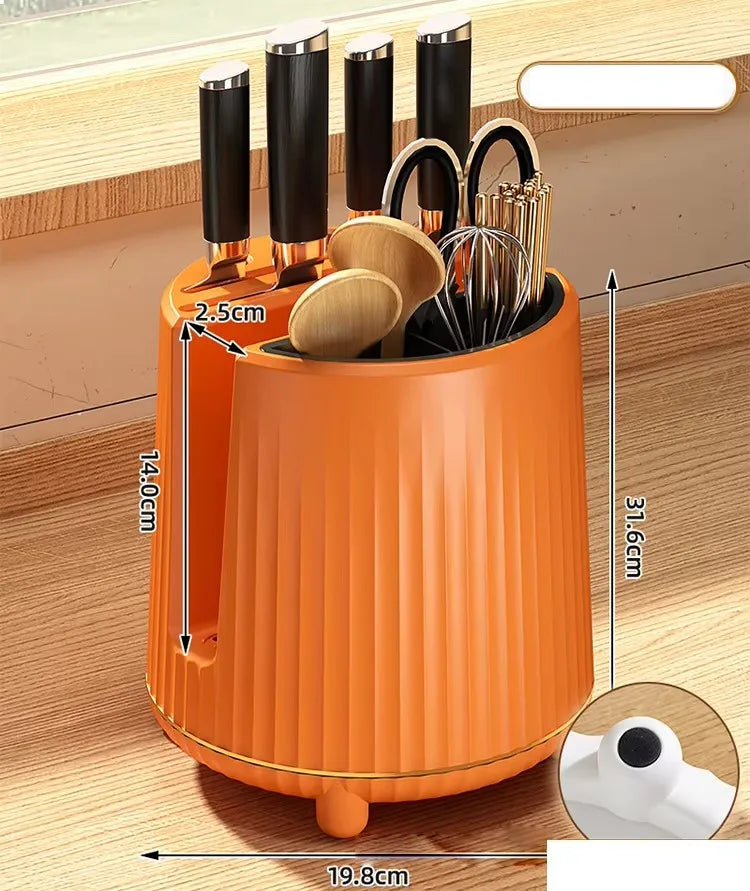 Kitchen Organizer Accessories Plastic Rotating Shelf 360 Degree Space-Saving Kitchen Storage Holders Racks