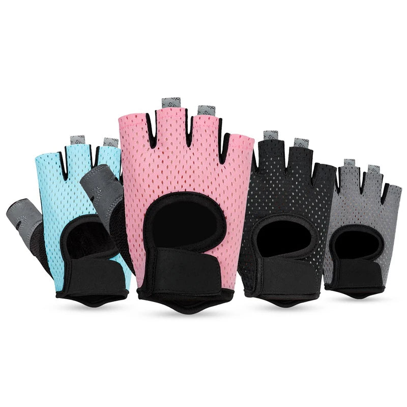 Wholesale Training Fingerless Fitness Bodybuilding Gym Weight Lifting Gloves For Women