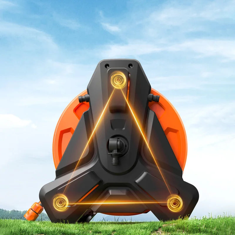 Hot Selling High Quality Garden Car Washing Equipment Portable Retractable Garden Water Hose Reel with Lead Hose Storage