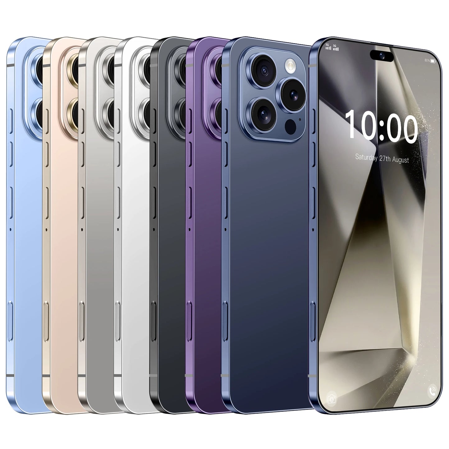 2025 Original High Quality I16pro Max 16GB+1TB Android 14 5G Smart Phone Globally Compatible  108MP Rear Camera
