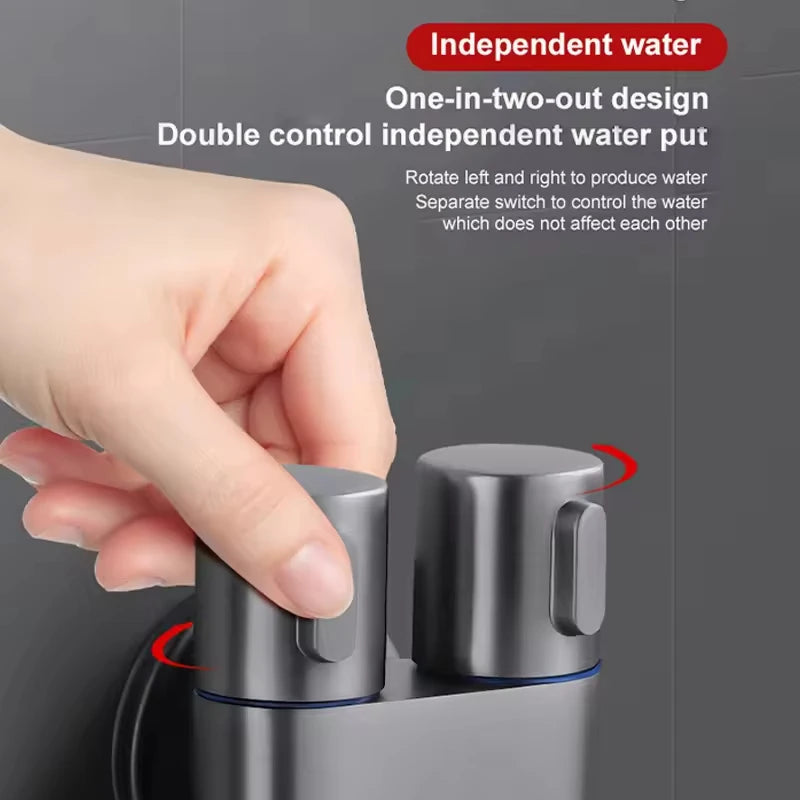 High-quality Factory Direct Wall-Mounted High-Pressure Handheld Bidet Sprayer Gun Set ABS Home Toilet Bathroom
