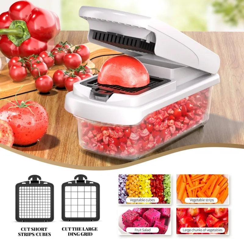 15 in 1 AMZ Best Sale Mandoline Fruit Vegetable Cutter Onion Dicer Veggie Slicer Vegetable Chopper