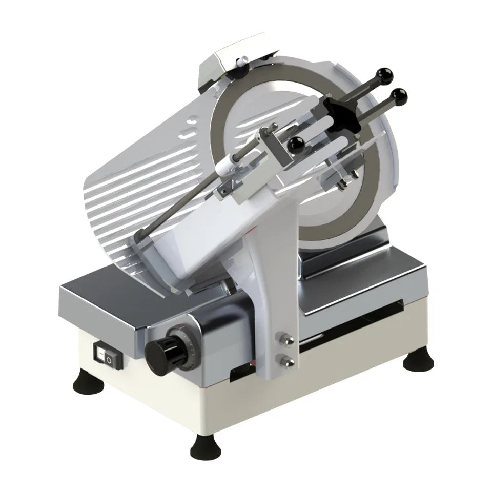 12 / 13 Inch Thin Meat Slice Cutting Machine Full Automatic Desktop Meat Slicer for Cutting Frozen Meat Mutton Roll Slicer