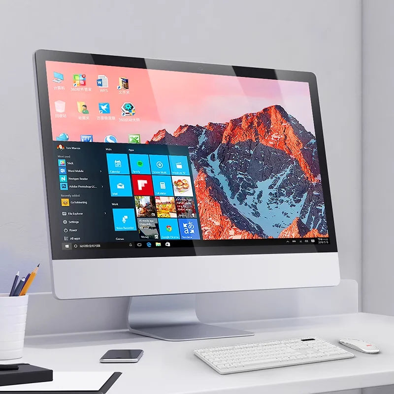 Desktop Computer Manufacturers 24 Inch All-in-one PC Core I5 I7 Gaming Business All in One Computers PC