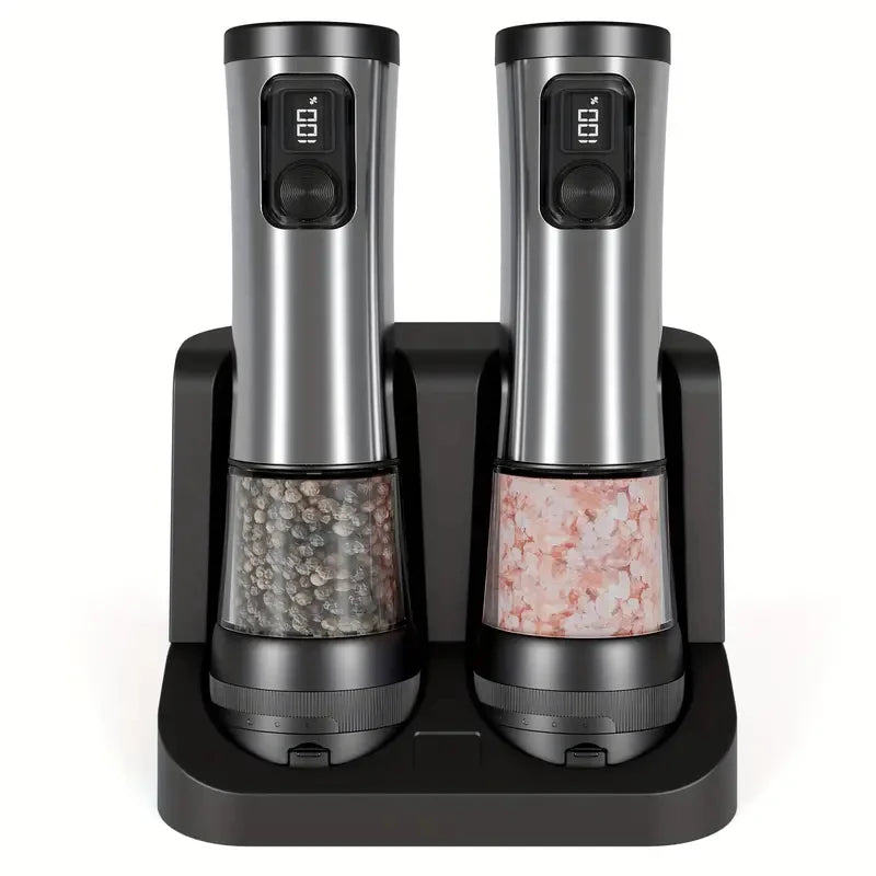 Dropshipping Products 2025 New Rechargeable Electric Salt and Pepper Grinder Adjustable Grinding Speed Coarseness