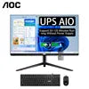 AOC Desktop PC All in One 24inch i3 12100 8+512GB All in One PC OEM/ODM Professional Gaming Computer All-in-one with UPS Battery