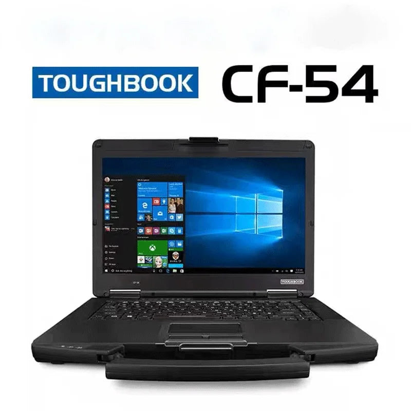 Toughbook CF54 CF-54 I5 8G 1TB Forklift Excavator Loader Diagnostic Tool Computer Diagnostic Laptop