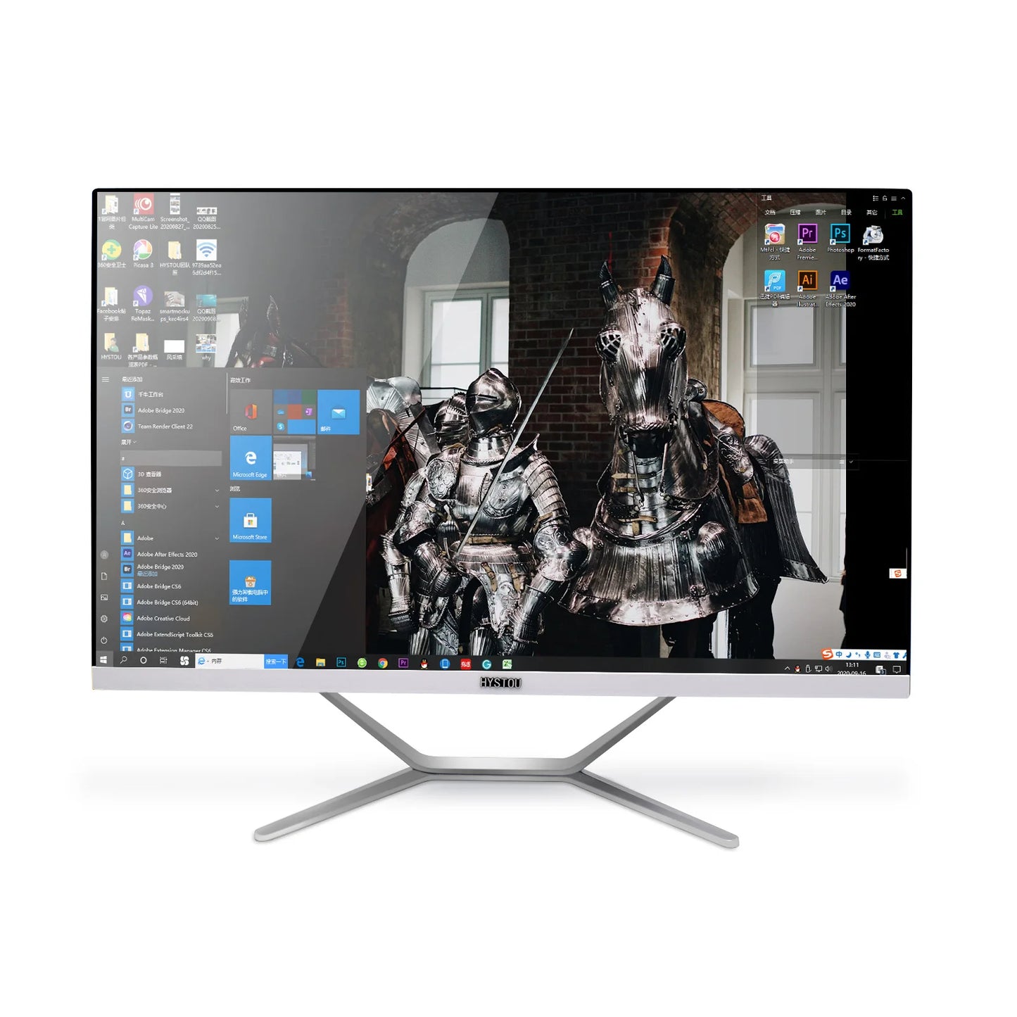 All-in-One 21.5\"-23.8\" Desktop Computer DDR3 RAM 64GB Core I7/I5/I3 AIO Barebone Hardware Win10 OS for Gaming LCD Monitor