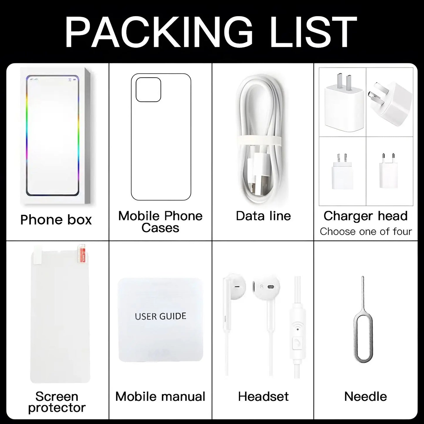 2023 Style Grids China Wholesale Personalizeds23 ultra 6.8inch Dual Sim Card Smartphone 5g Oem Mobile Phone Mobile Phone Galaxie