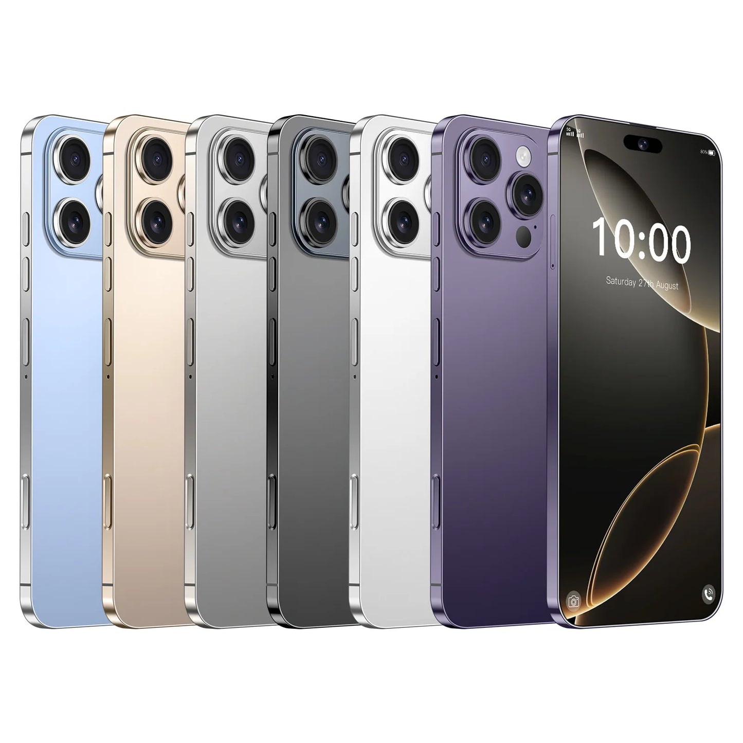 Wholesale Original Unlock 5G Smartphone 16Pro 16Promax Used Mobile Phones 512GB ROM LTE CDMA Cellular Screen Gaming