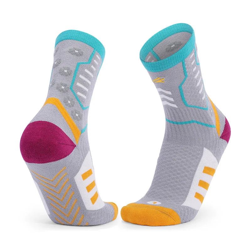Women's Elite Adult Basketball Sports Socks Breathable Thick Towel Bottom Cushion Mid-Tube Crew Sock for Spring Season Wholesale