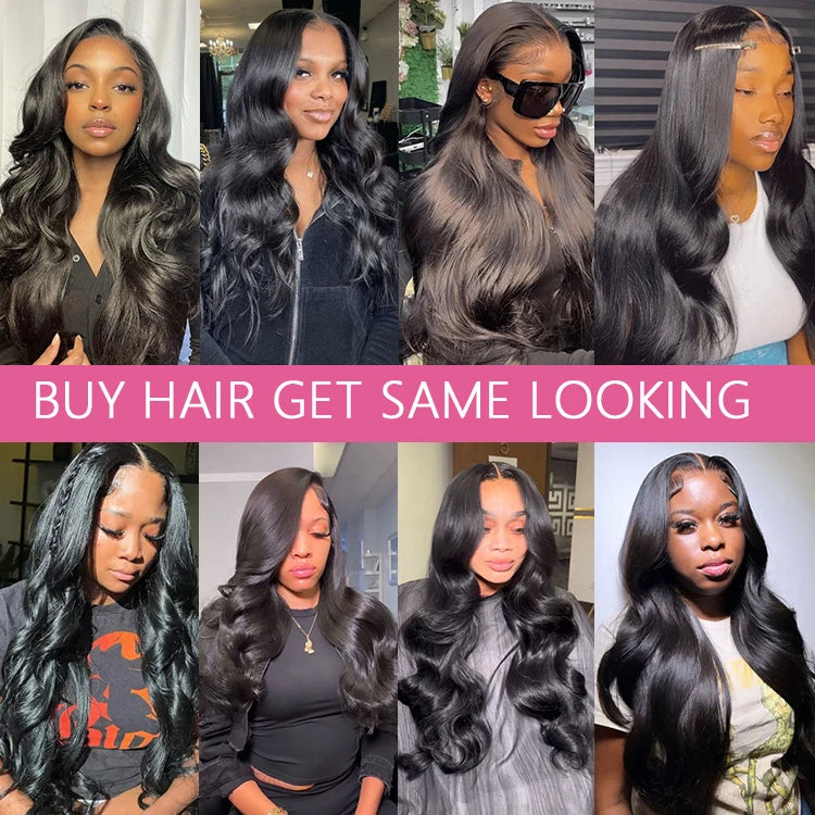 Virgin Cambodian Hair Bundles Natural Black Extension 100% Body Wave Human Hair Extensions Beauty Products for Women