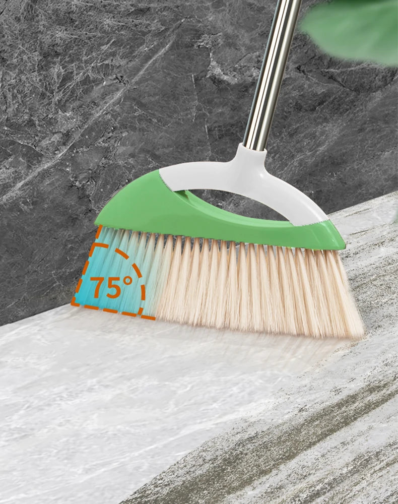 Modern Magic 2-in-1 Dustpan Cleaning Kit New E-commerce Effortless Sweeping Storage Plastic Broom Head