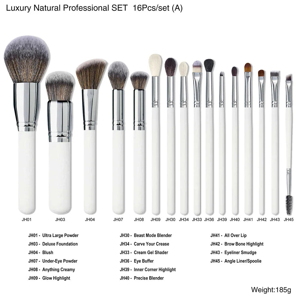 New Product Brown Makeup Brush Set Custom logo Abs Professional Makeup Brush Set Makeup Brush Set with Cylinder case