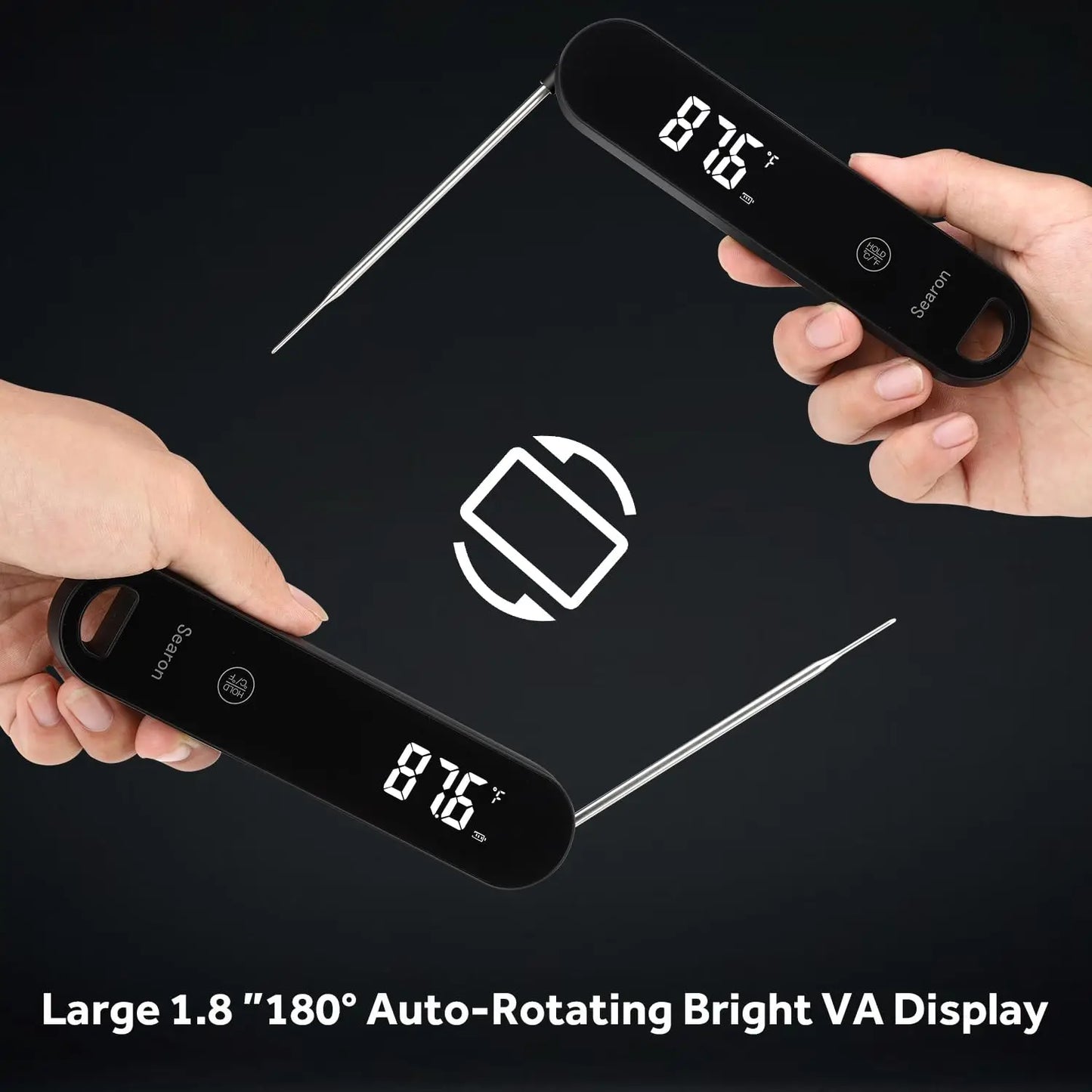 Fast Read Foldable Instant Read Meat Thermometer Instant Read Meat Thermometer