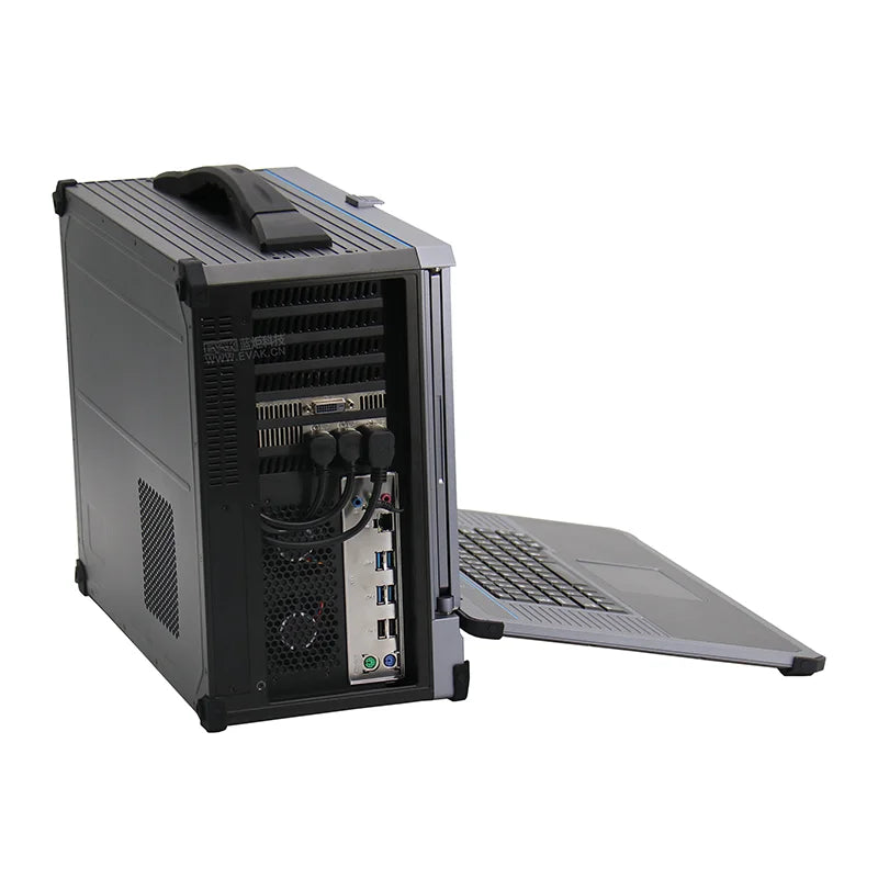 17.3 Inch Triple-screen Rugged All-in-one Industrial Laptop Support Win10/11 Linux System Rugged Notebook  Laptop Toughbook